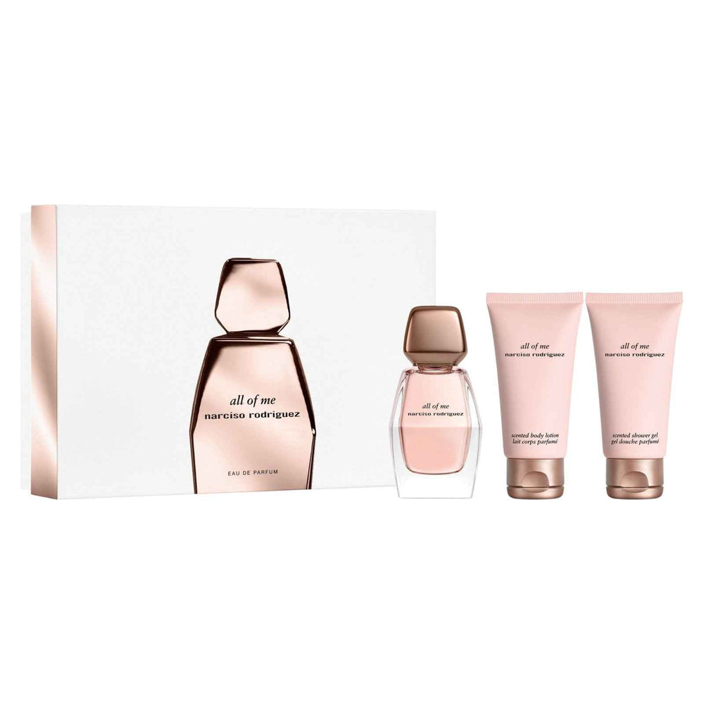 Narciso Rodriguez Set Narciso Rodriguez: All Of Me – Eau de Parfum for Women, 50 ml + All Of Me, Hydrating, Body Lotion, 50 ml + All Of Me, Hydrating, Shower Gel, All Skin Types, 50 ml