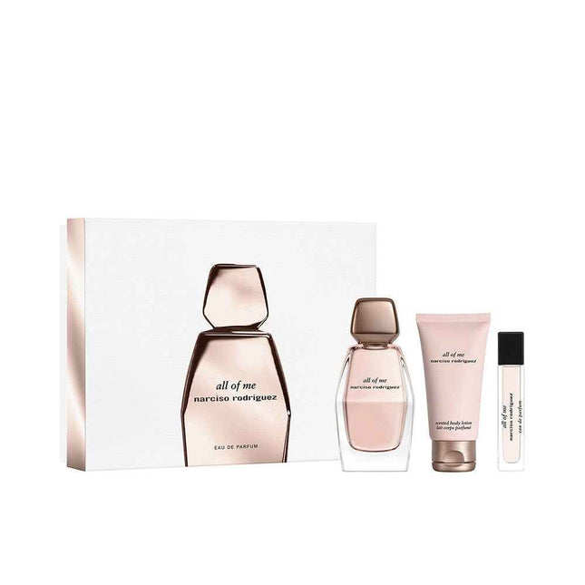 Narciso Rodriguez Set Narciso Rodriguez: All Of Me – Eau de Parfum for Women, 90 ml + All Of Me, 10 ml + All Of Me, Hydrating, Body Lotion, 50 ml