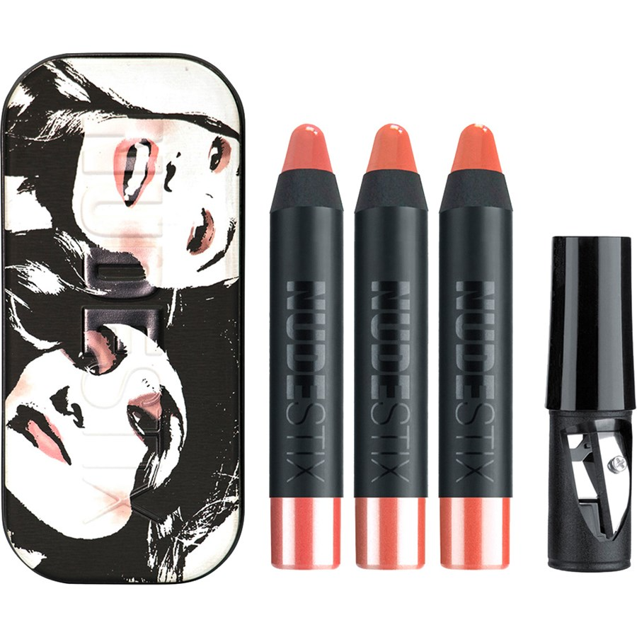 Nudestix Set Nudestix: Gel Color for Women, Cruelty Free, High Shine, Lip & Cheek Balm 2-in-1, Ally, 2.8 g + Gel Color, Cruelty Free, High Shine, Lip & Cheek Balm 2-in-1, J Mama, 2.8 g + Gel Color, Cruelty Free, High…