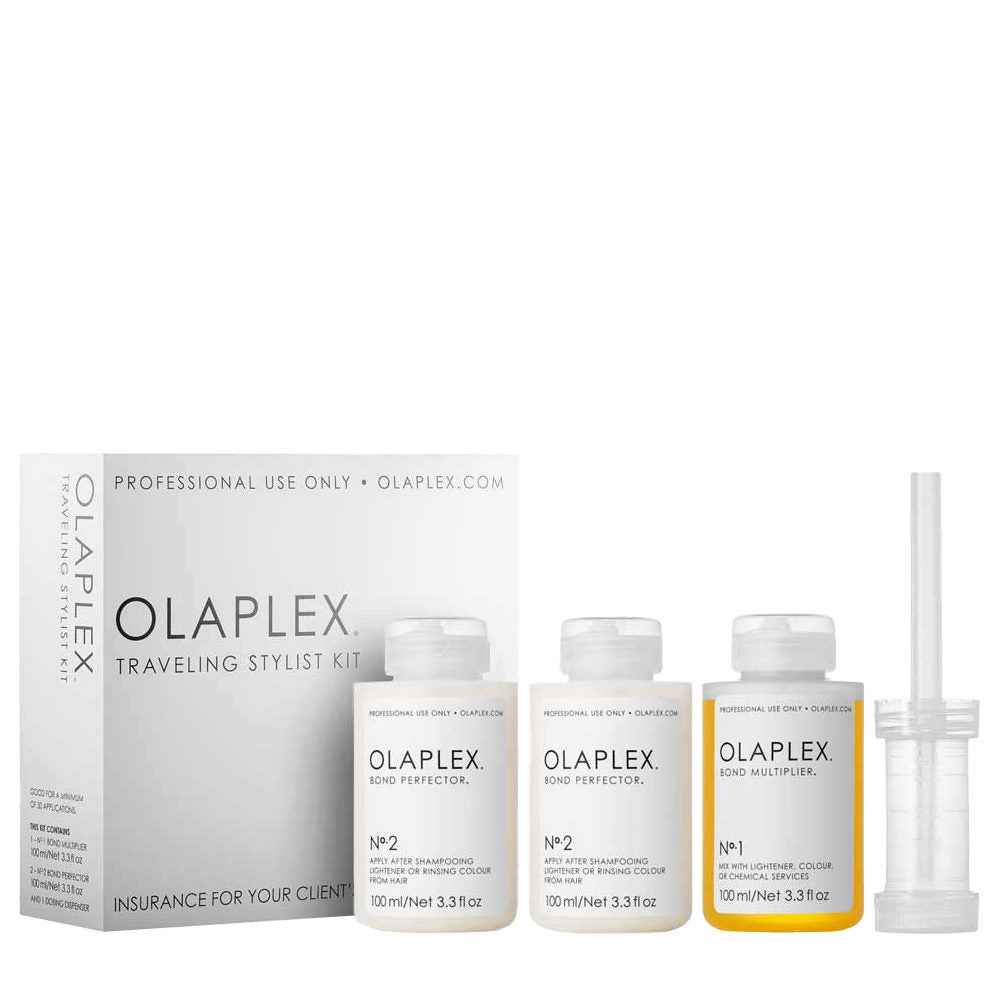 Olaplex Set Olaplex: No.1 Bond Multiplier – Hair Cream Treatment for Women, Repairing & Strengthening, 100 ml + No.2 Bond Perfector, Repairing & Strengthening, 2 pcs, 100 ml