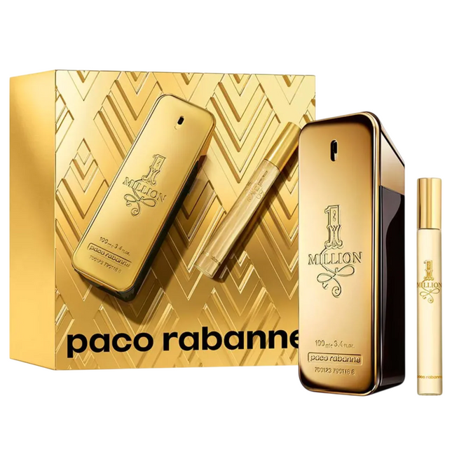 Paco Rabanne Set Paco Rabanne: 1 Million – Eau de Toilette for Men, 100 ml + 1 Million, 10 ml