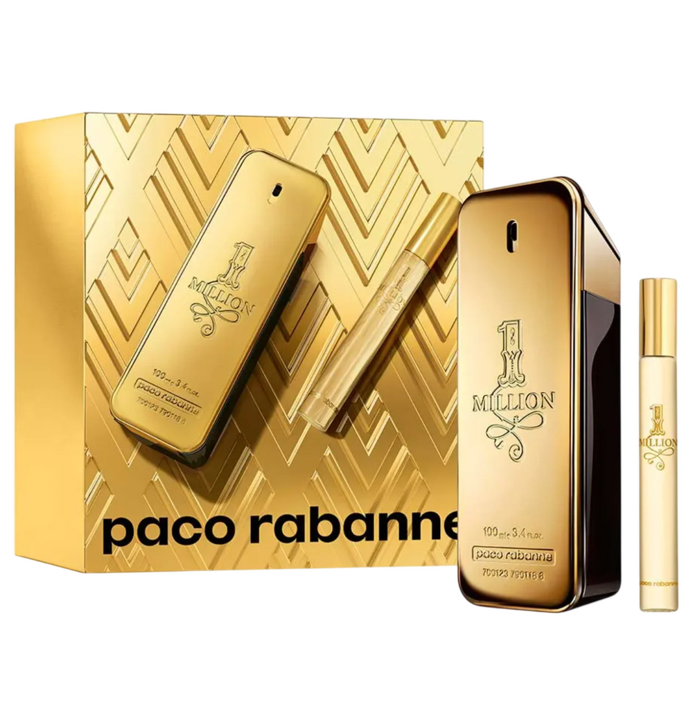 Paco Rabanne Set Paco Rabanne: 1 Million – Eau de Toilette for Men, 100 ml + 1 Million, 10 ml