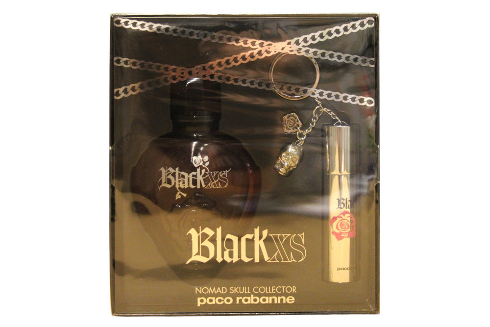 Paco Rabanne Set Paco Rabanne: Black XS – Eau de Toilette for Men, 100 ml + Black XS, 10 ml