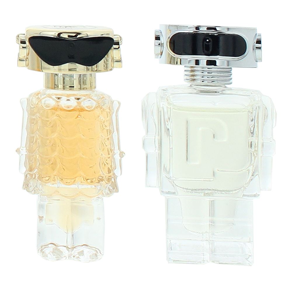 Paco Rabanne Set Paco Rabanne: Fame – Eau de Parfum for Men, 4 ml Miniature + Phantom In Red, Eau de Toilette, 4 ml Miniature