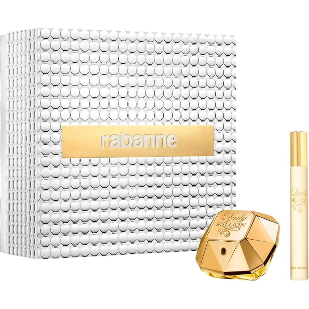 Paco Rabanne Set Paco Rabanne: Lady Million – Eau de Parfum for Women, 50 ml + Lady Million, 10 ml