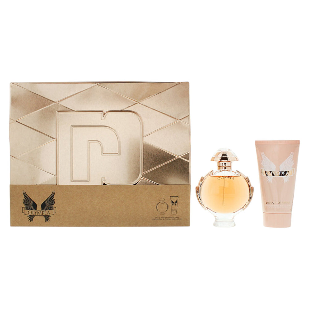 Paco Rabanne Set Paco Rabanne: Olympea – Eau de Parfum for Women, 50 ml + Olympea, Hydrating, Body Lotion, 75 ml