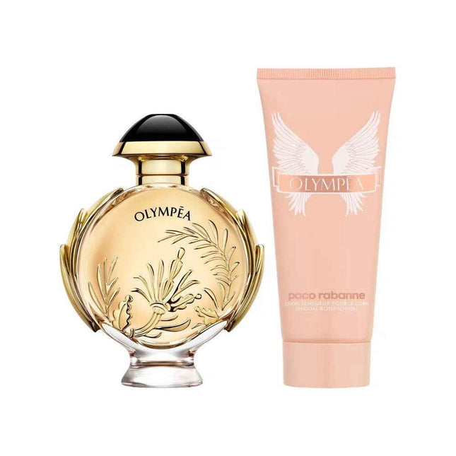 Paco Rabanne Set Paco Rabanne: Olympea Solar – Eau de Parfum for Women, 80 ml + Olympea Solar, Hydrating, Body Lotion, 100 ml