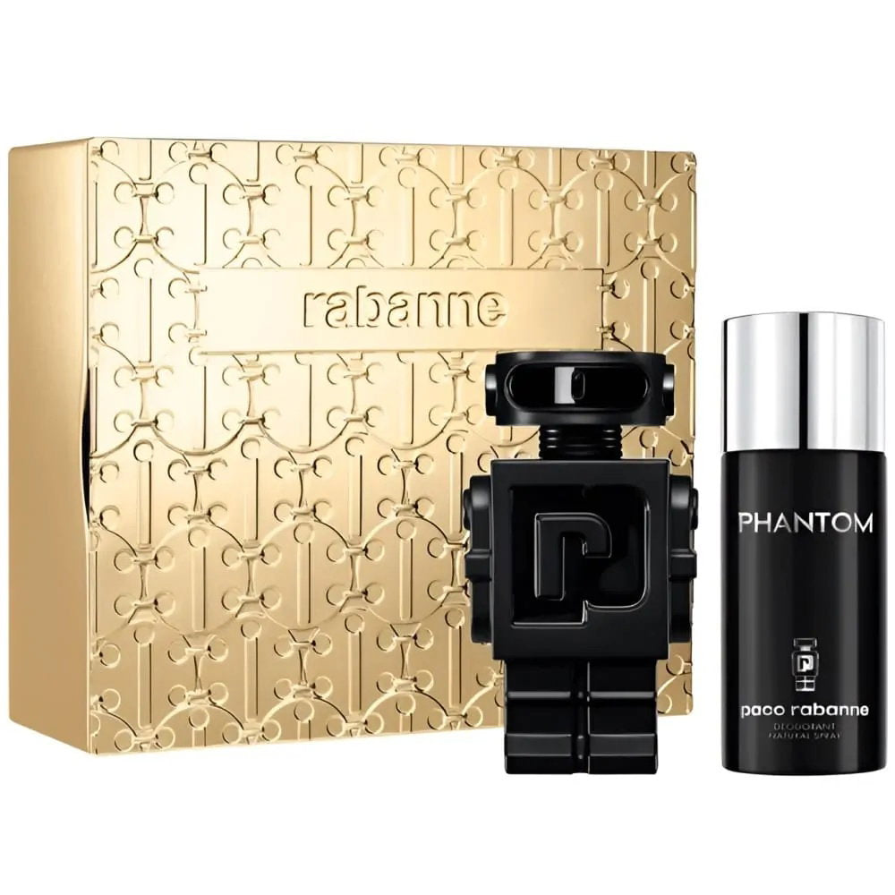 Paco Rabanne Set Paco Rabanne: Phantom – Eau de Parfum for Men, 100 ml + Phantom, Deodorant Spray, 150 ml