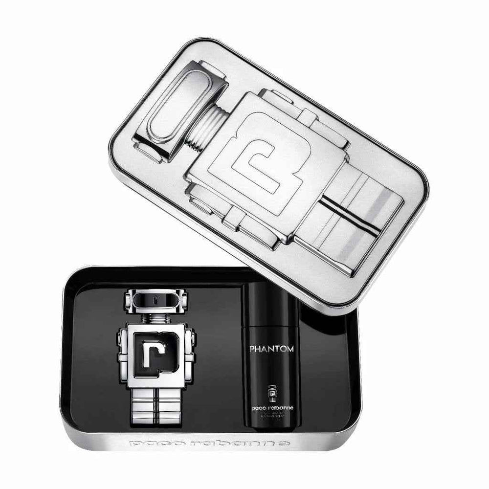 Paco Rabanne Set Paco Rabanne: Phantom – Eau de Toilette for Men, 100 ml + Phantom, Deodorant Spray, 150 ml