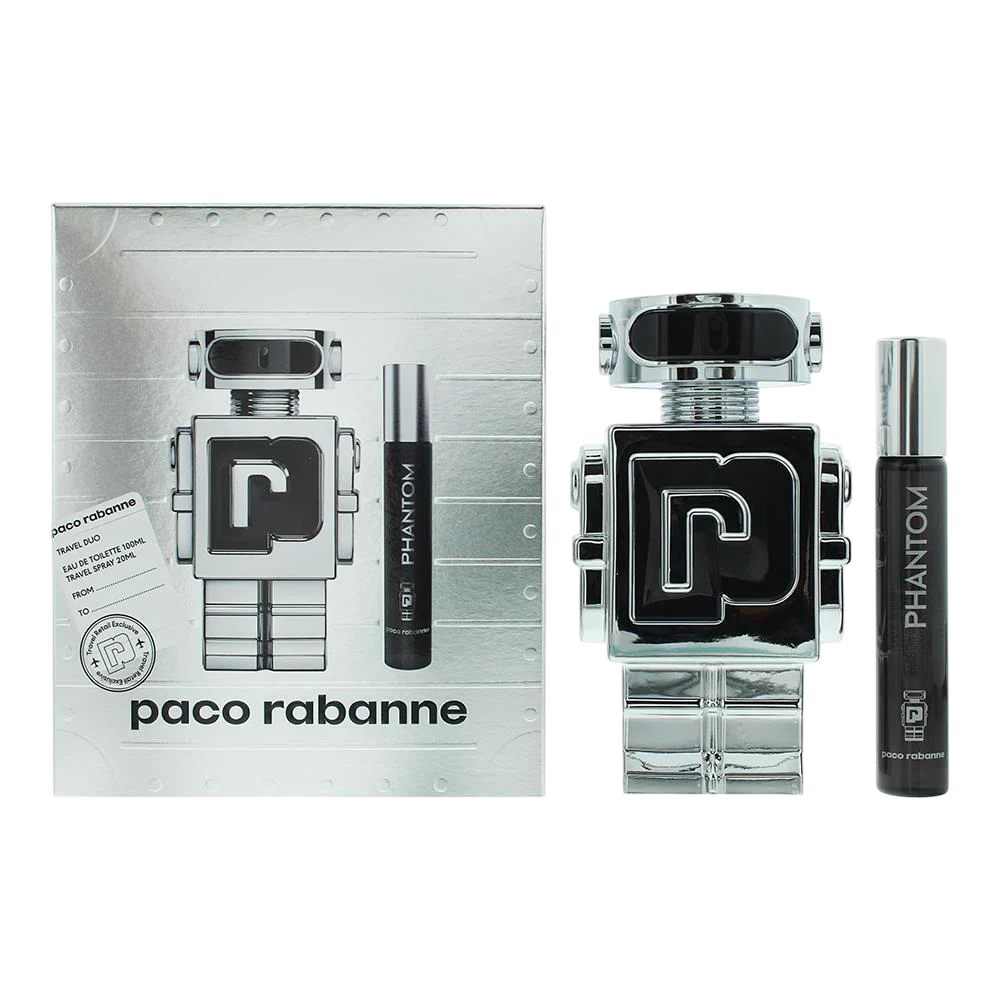 Paco Rabanne Set Paco Rabanne: Phantom – Eau de Toilette for Men, 100 ml + Phantom, 10 ml