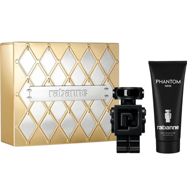 Paco Rabanne Set Paco Rabanne: Phantom – Parfum for Men, 100 ml + Phantom, Hydrating, Shower Gel, Body, All Skin Types, 100…