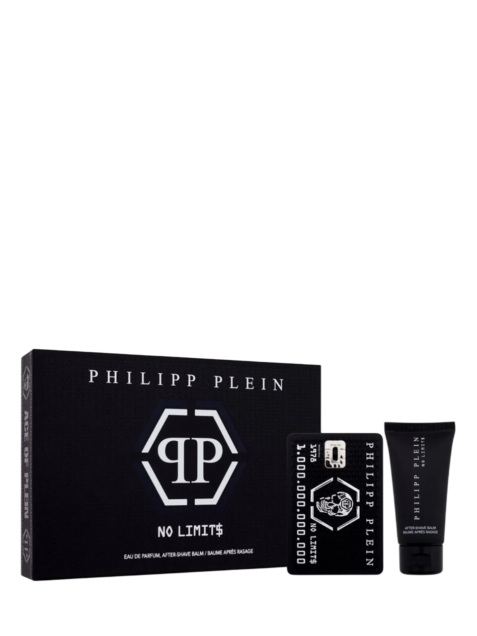 Philipp Plein Set Philipp Plein: No Limits – Eau de Parfum for Men, 50 ml + No Limits, Moisturizing, Aftershave Balm, 50 ml