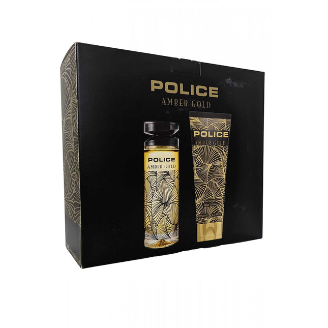 Police Set Police: Amber Gold – Eau de Toilette for Women, 100 ml + Amber Gold, Hydrating, Body Lotion, 125 ml