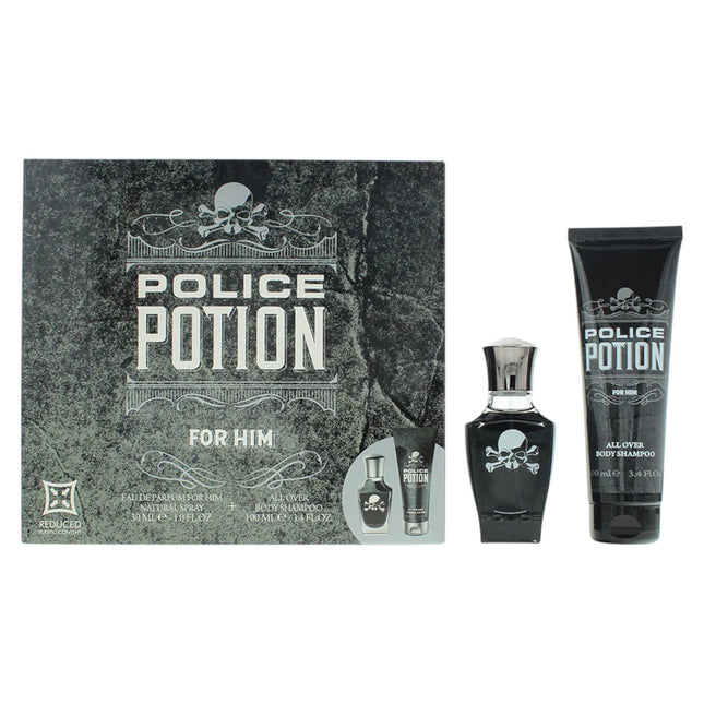 Police Set Police: Potion – Eau de Parfum for Men, 30 ml + Potion, Hydrating, Body Lotion, 100 ml