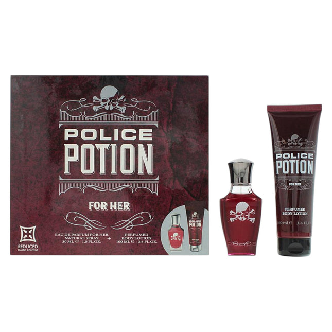 Police Set Police: Potion – Eau de Parfum for Women, 30 ml + Potion, Hydrate, Body Lotion, 100 ml
