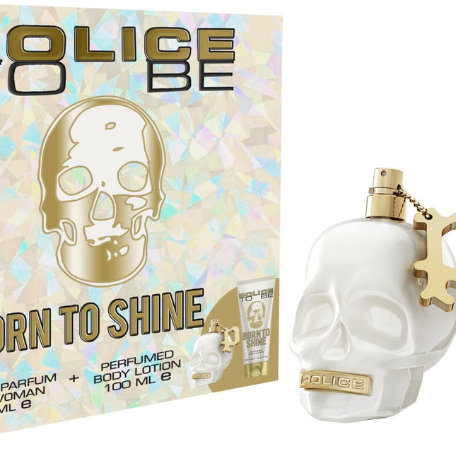 Police Set Police: To Be Born To Shine – Eau de Parfum for Women, 40 ml + To Be Born To Shine, Hydrating, Body Lotion, 100 ml