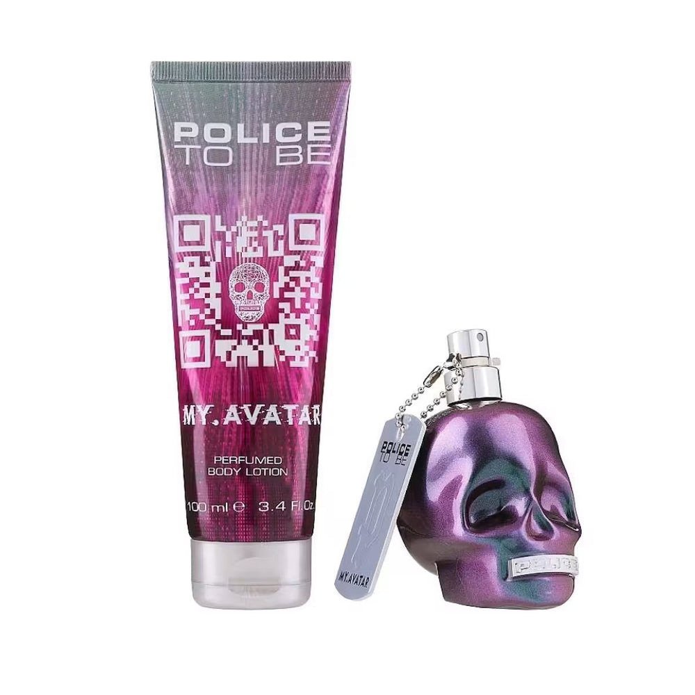 Police Set Police: To Be My Avatar Hydrating – Body Lotion for Men, 100 ml + To Be My Avatar, Eau de Parfum, 40 ml
