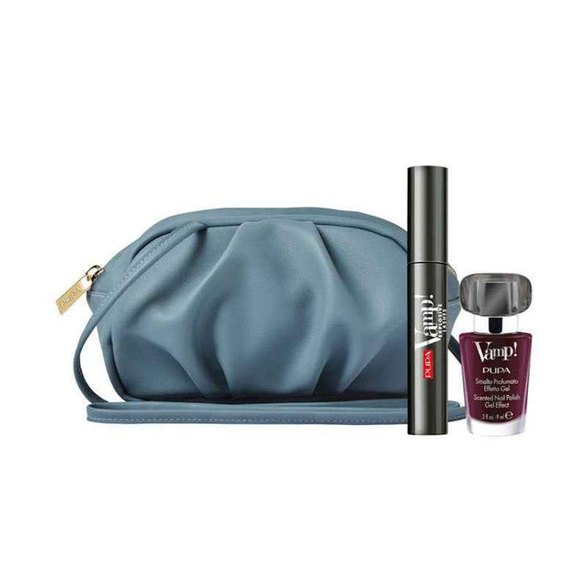 Pupa Set Pupa: Vamp! Extreme – Mascara for Women, Black + Vamp!, Gel-Effect, Nail Polish