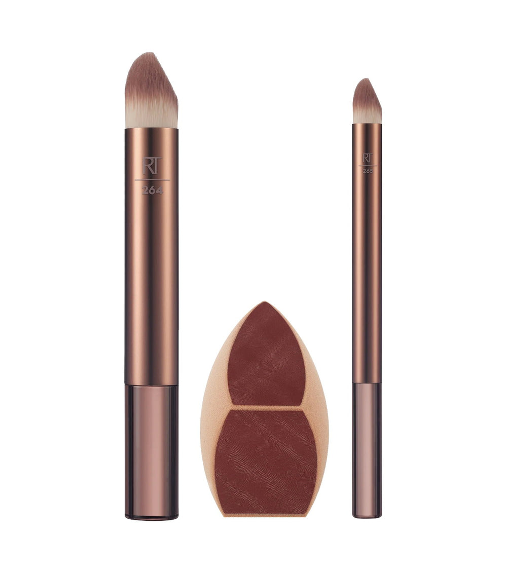 Real Techniques Set Real Techniques: Makeupsaver Makeup Sponge + Makeupsaver Concealer Brush RT 265 + Makeupsaver –…