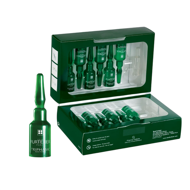 Rene Furterer Set Rene Furterer Triphasic Progressive Anti-Hair Loss – Ampoules Treatment Serum Unisex, For Hair, 8 pcs, 5 ml