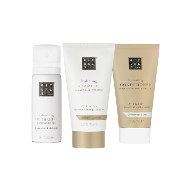 Rituals Set Rituals: Luxury Hair Care – Hair Shampoo for Women, Hydrating, 70 ml + Luxury Hair Care, Hair Conditioner,…
