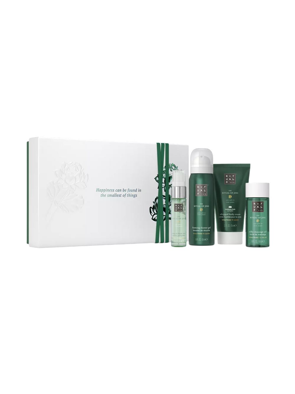 Rituals Set Rituals: The Ritual Of Jing – Shower Gel Unisex, All Skin Types, 50 ml + The Ritual Of Jing, Soothing, Body…