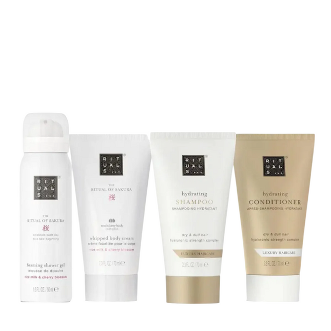 Rituals Set Rituals: The Ritual Of Sakura Shower Mousse 50 ml + The Ritual Of Sakura Hydrating – Body Cream for Women, 70…