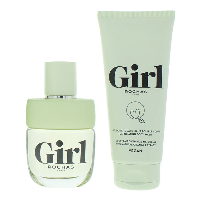 Rochas Set Rochas: Girl – Eau de Toilette for Women, 60 ml + Girl, Exfoliating, Shower Gel, Body, All Skin Types, 100 ml