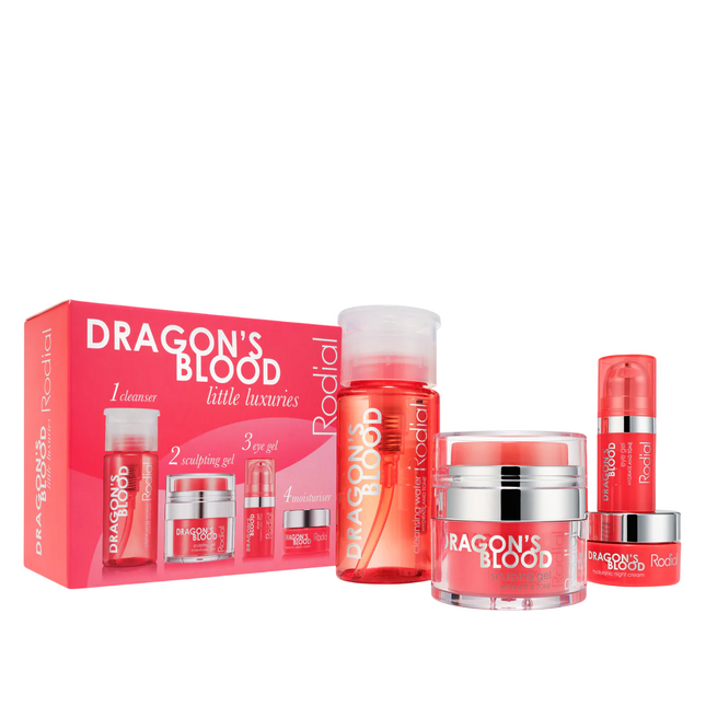 Rodial Little Luxuries Kit Set Rodial: Dragon's Blood Purifying Micellar Water For All Skin Types 100 ml + Dragon's Blood Sculpting – Gel for Women, For Face, 9 ml + Dragon's Blood, Refreshes & Hydrates, Eye Gel, 5…