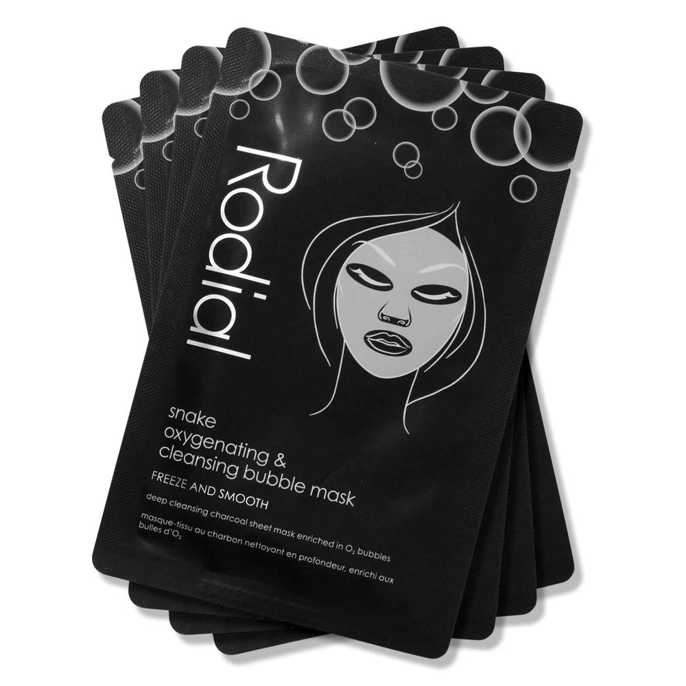 Rodial Set Rodial Snake Cleansing – Sheet Mask for Women, For Face, 4 pcs, 22 g