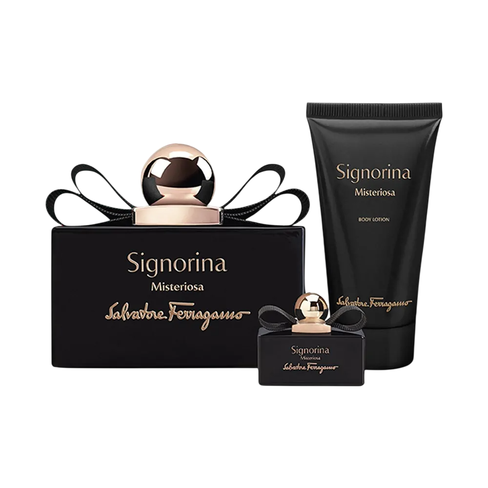 Salvatore Ferragamo Set Salvatore Ferragamo: Signorina Misteriosa – Eau de Parfum for Women, 50 ml + Signorina Misteriosa,…