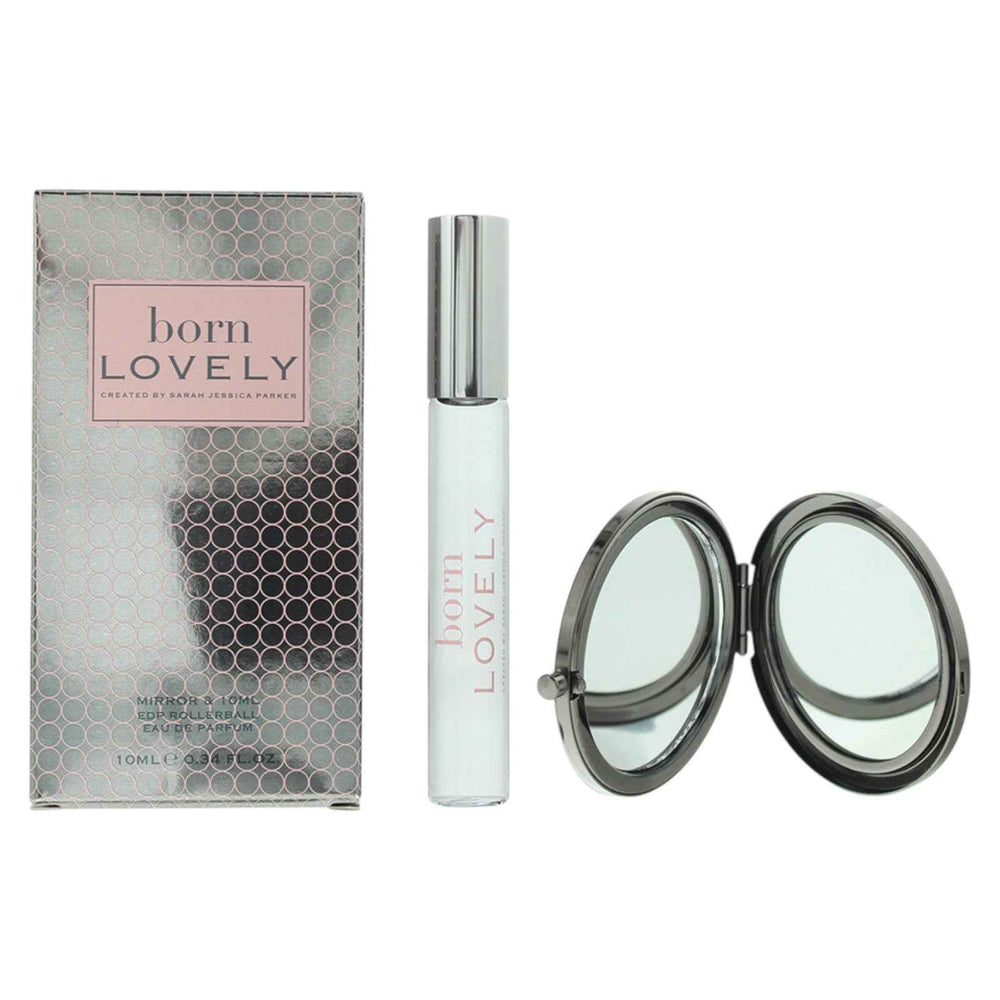 Sarah Jessica Parker Set Sarah Jessica Parker: Born Lovely – Eau de Parfum for Women, 10 ml Miniature + Compact Mirror