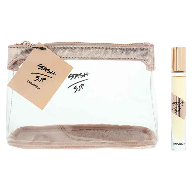 Sarah Jessica Parker Set Sarah Jessica Parker: Stash SJP Unspoken – Textile Bag for Women, for Women + Stash SJP Unspoken, Eau de Parfum, 10 ml Miniature