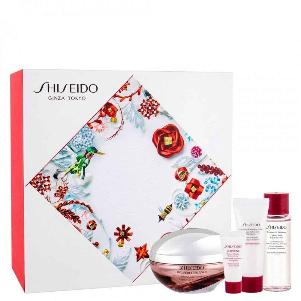 Shiseido Ginza Tokyo Set Shiseido: Bio-Performance - Liftdynamic Lifting – Cream for Men, For Face, 50 ml + Benefiance, Cleansing, Cleansing Foam, 15 ml + Bio-Performance, Softening, Lotion, For Face, 30 ml +…