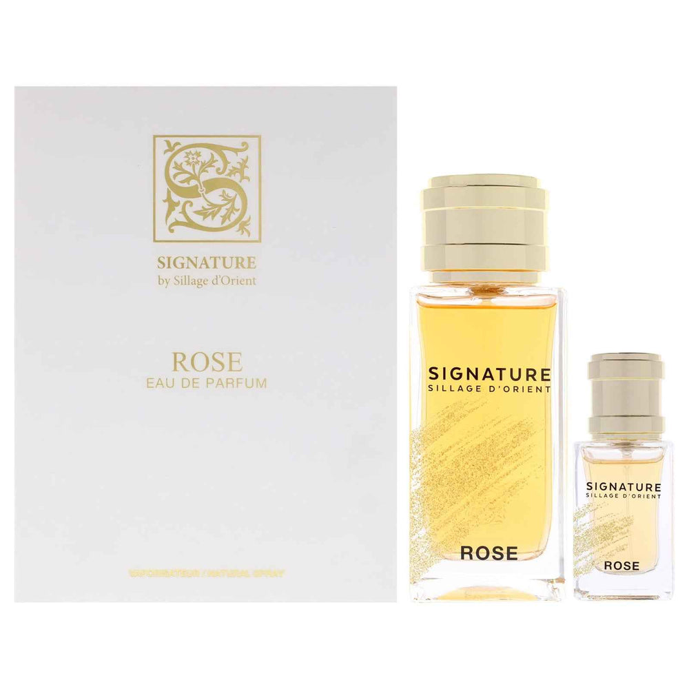 Signature Sillage D`Orient Set Signature Sillage D'Orient: Rose – Eau de Parfum Unisex, 100 ml + Rose, 15 ml