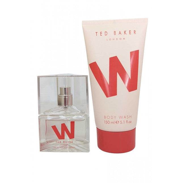 Ted Baker Set Ted Baker: W – Eau de Toilette for Women, 30 ml + W, Cleansing, Shower Gel, All Over Body, All Skin Types,…