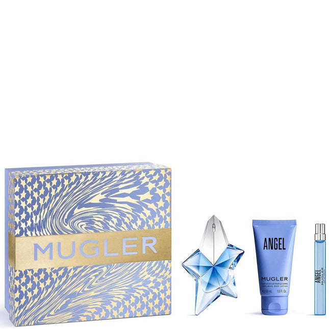 Thierry Mugler Set Thierry Mugler: Angel for Women, Eau de Parfum, 50 ml + Angel, Eau de Parfum, 10 ml + Angel, Hydrating, Body Lotion, 50 ml