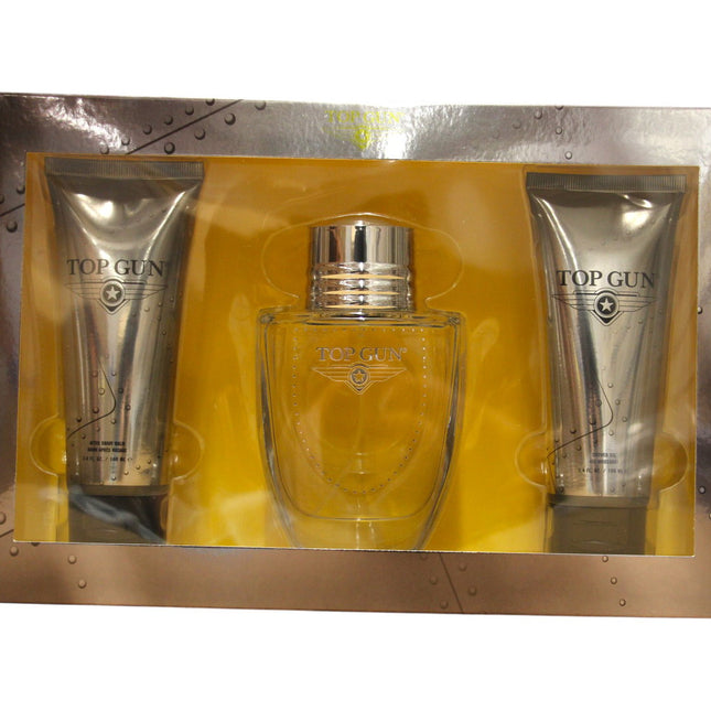 Top Gun Set Top Gun: Chevron – Eau de Toilette for Men, 100 ml + Chevron, Hydrating, Body Wash, Body & Hair, 100 ml +…