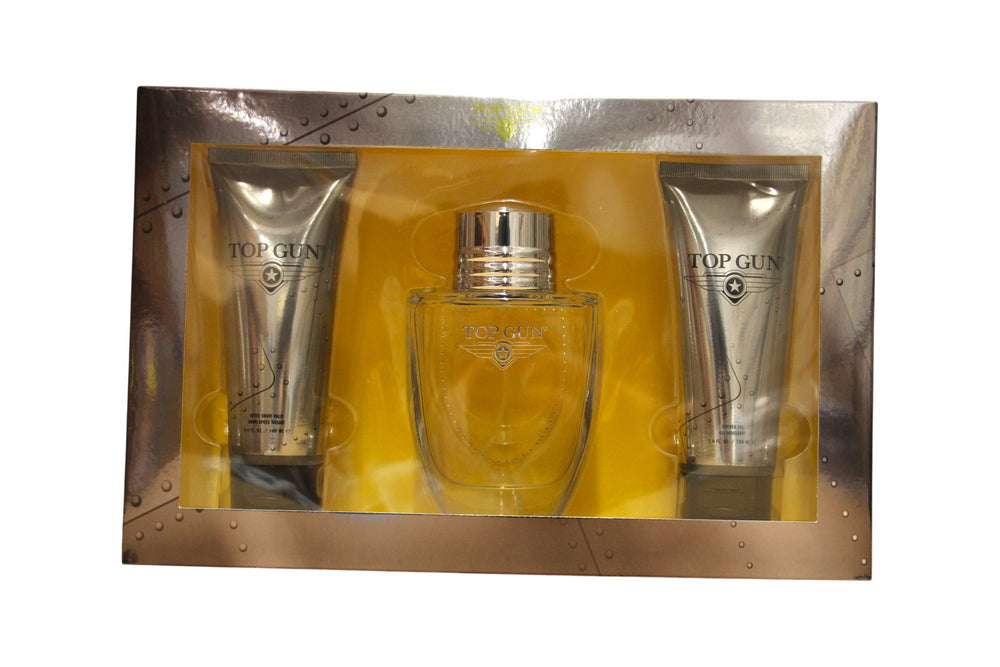 Top Gun Set Top Gun: Chevron – Eau de Toilette for Men, 100 ml + Chevron, Hydrating, Body Wash, Body & Hair, 100 ml +…