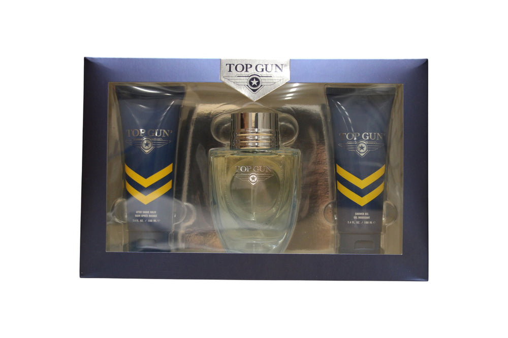 Top Gun Set Top Gun: Rivet – Eau de Toilette for Men, 100 ml + Rivet, Hydrating, Body Wash, Body & Hair, 100 ml + Rivet,…