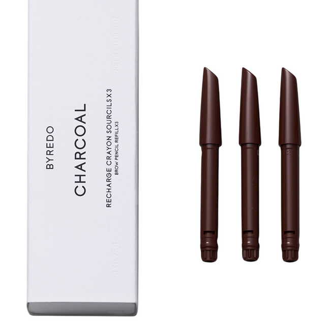 Byredo Set Trio Byredo All-In-One – Eyebrow Cream Pencil for Women, 04, Charcoal, Refill, 3 pcs, 0.25 g