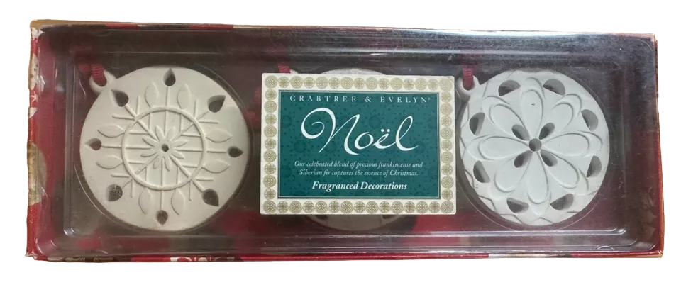 Crabtree & Evelyn Set Trio Crabtree & Evelyn Christmas Decoration – Room Air Freshener Unisex, 3 pcs