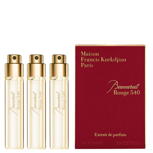Maison Francis Kurkdjian Set Trio Maison Francis Kurkdjian Baccarat Rouge 540 – Eau de Parfum Unisex, Refill, 3 pcs, 33 ml…