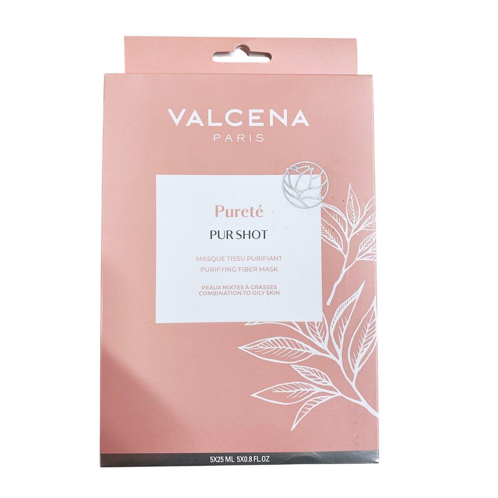 Valcena Set Valcena Pur Shot Purifying – Sheet Mask for Women, For Face, 5 pcs, 25 ml