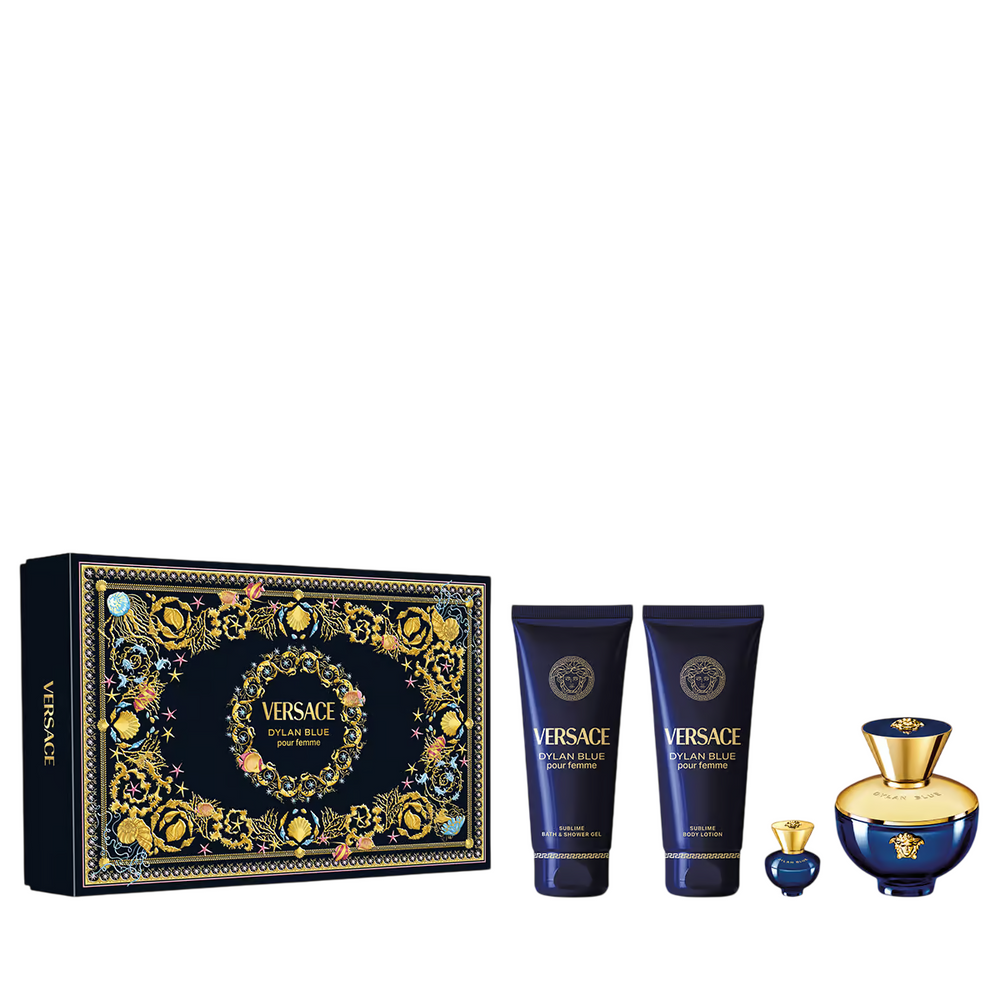 Versace Set Versace: Dylan Blue – Eau de Parfum for Women, 100 ml + Dylan Blue, Hydrating, Body Lotion, 100 ml + Dylan…