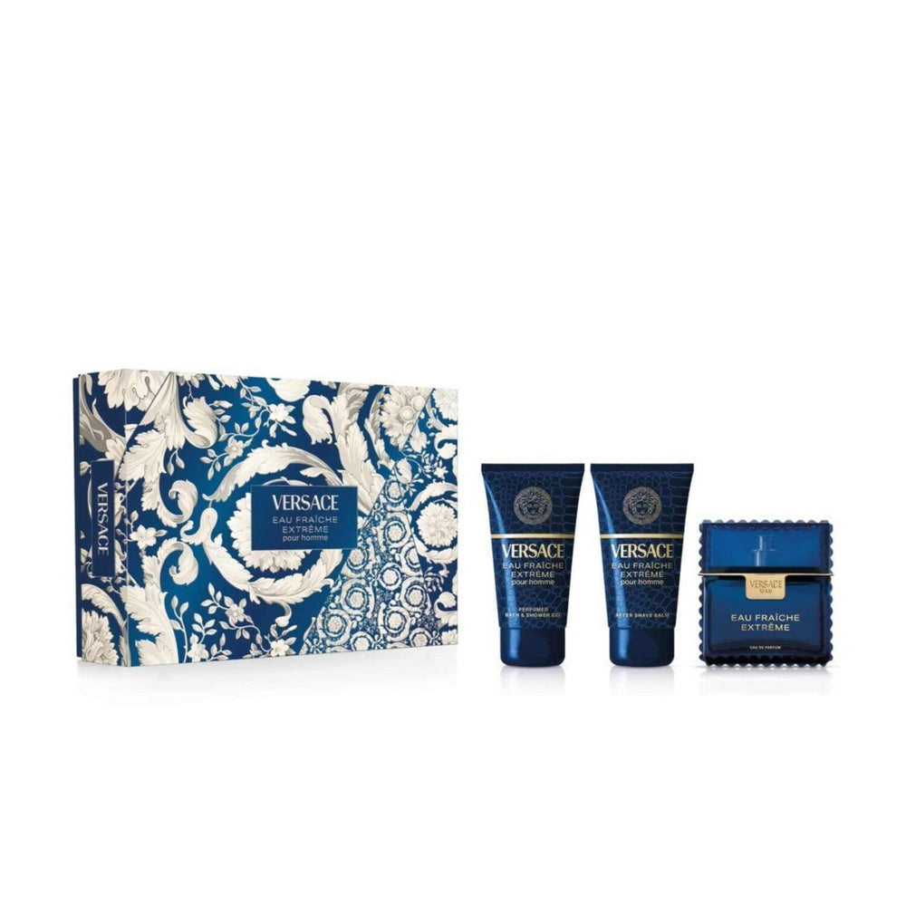 Versace Set Versace: Eau Fraiche Extreme – Eau de Parfum for Men, 100 ml + Eau Fraiche Extreme, Shower Gel, 50 ml + Eau…