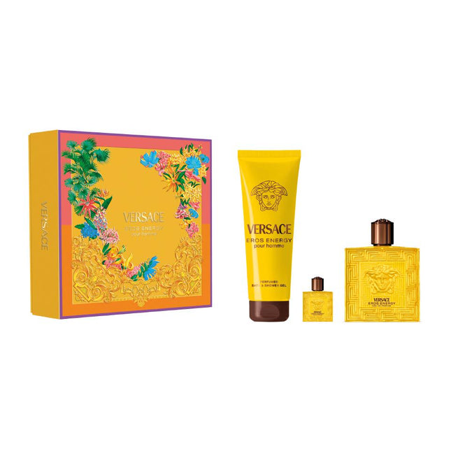 Versace Set Versace: Eros Energy – Eau de Parfum for Men, 100 ml + Eros Energy, 5 ml + Eros Energy, Shower Gel, 150 ml