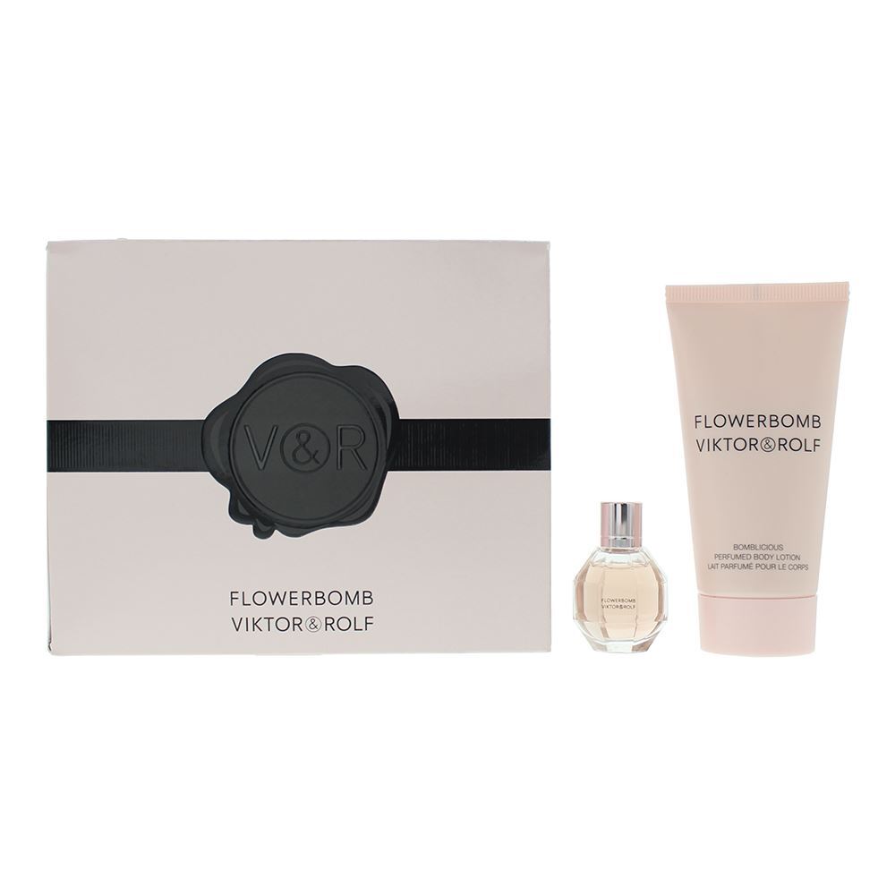 Viktor & Rolf Set Viktor & Rolf: Flowerbomb – Eau de Parfum for Women, 7 ml + Flowerbomb, Smooth, Body Lotion, Body, 50 ml