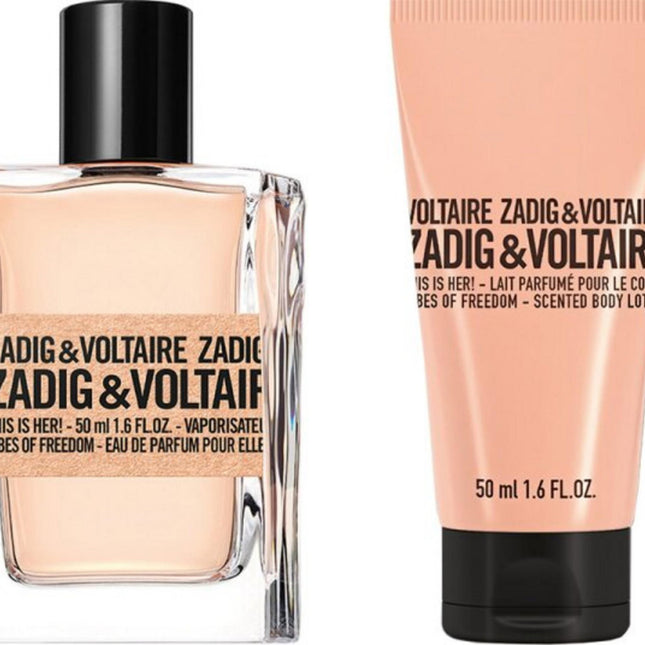 Zadig & Voltaire Set Zadig & Voltaire: This Is Her! Vibes Of Freedom – Eau de Parfum for Women, 50 ml + This Is Her! Vibes…