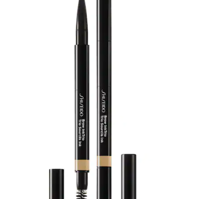 Shiseido Brow Ink Trio – Eyebrow Cream Pencil & Brush 2-in-1 for Women, 02, Taupe, 0.31 g Tester